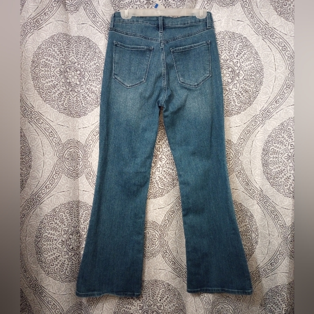 Old Navy High Rise Flare Dark Was Jeans Size 10